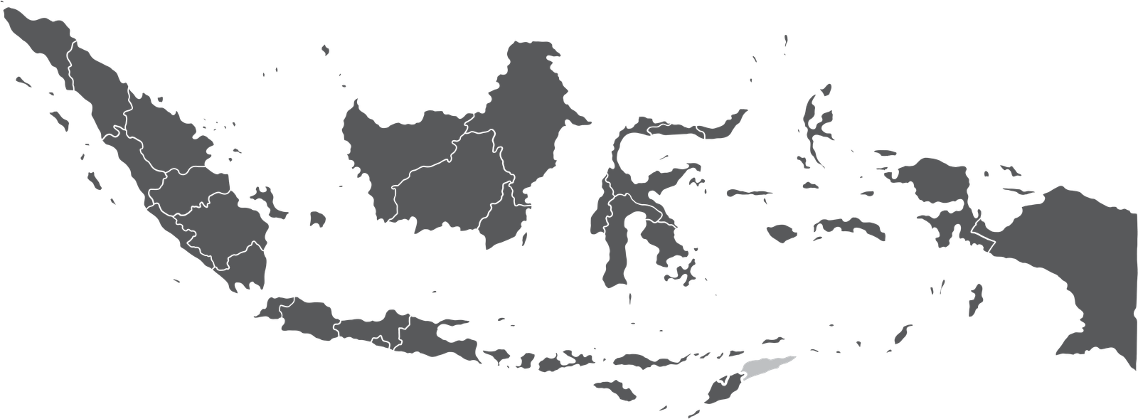 Peta jaringan distribusi Green Valley Dairies